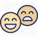 Happy Unhappy Emoji Icon