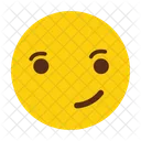 Interested Emotion Smile Icon