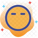 Emoji Emoticon Sin Emociones Icono