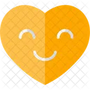Emoji Happy Heart Icon