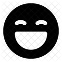 Emoji Glyph Smile Icon