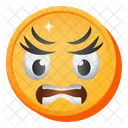 Emoji agresivo Icono