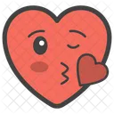 Coeur Emoji Emoticone Emotion Icône