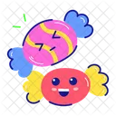 Emoji Candies Colourful Candies Toffees Icon