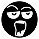 Emoji Cansado Expressao Exausta Emotag Ícone