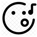 Emoji canta la nota correcta  Icono