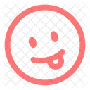 Círculo divertido emoji  Icono