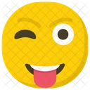 Emoji Clignotant Emoticone Smiley Icône