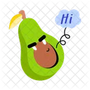 Emoji de aguacate  Icono