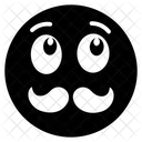 Emoji De Bigode Expressao De Bigode Emotag Icon