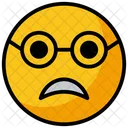 Emoji de cara assustada  Ícone