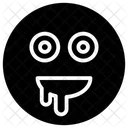 Emoticon Cara Babando Expressao Icon