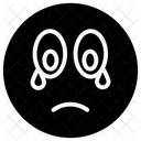 Emoticon Rosto Chorando Expressao Icon