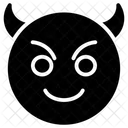 Emoji de cara de diabo  Ícone