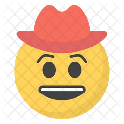Emoji de chapéu de cowboy Emoji Ícone