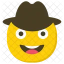 Emoji de vaqueiro  Ícone