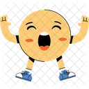 Emoji Personaje Alegre Icono