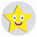 Emoji De Estrella Emoticon Etiqueta Emocional Icono