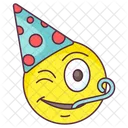 Emoji De Festa Expressao De Festa Emotag Ícone