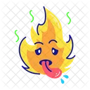 Emoji De Fogo Emoticon De Fogo Fogo Icon