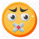 Emoji de lábios selados  Ícone