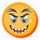 Emoji de risada irritada Ícone