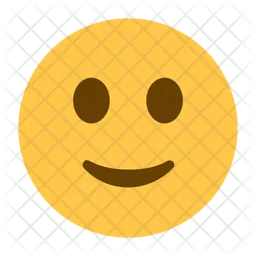 Emoji de rosto levemente sorridente Emoji Ícone