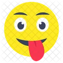 Emoji De Lengua Afuera Emoticon Etiqueta Emocional Icono