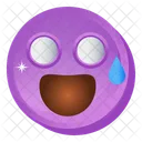 Emoji de suor frio  Ícone