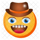 Emoji de vaqueiro  Ícone