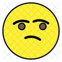 Emoji Desdenoso Emocion Emoticon Icono