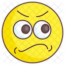 Emoji Desdenoso Expresion Desdenosa Etiqueta Emocional Icono