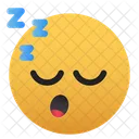 Emoji-dormindo-sonolento-ronca  Ícone