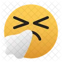 Emoji-estornudo-enfermo  Icono