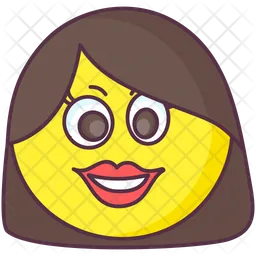 Emoji femenino Emoji Icono