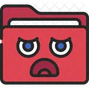 Emoji Folder Sad Face Icon