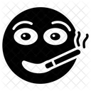Emoji De Fumar Expressao De Fumar Emotag Icon