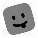 Emoji Funny Square Icon