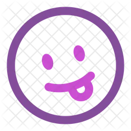 Emoji funny circle  Icon