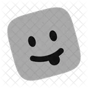 Emoji Funny Square Icon
