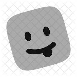 Emoji Funny Square  Icon