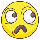 Emoji Horrorizado Expressao Horrorizada Emotag Ícone