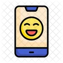 Smily Carton Phone Icon