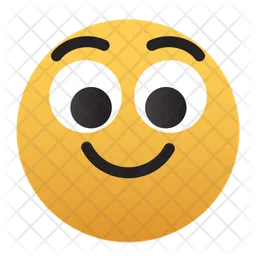 Emoji-Lächeln-selbstbewusst-glücklich Emoji Symbol