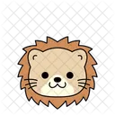 Leon Emoji Cara Icono
