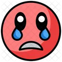 Emoji Triste Emoji Llorando Emoticon De Llanto Icono