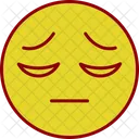 Emoji Triste Confuso Rosto Ícone