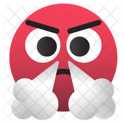 Emoji-mad-red-steaming Emoji Icon