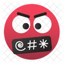 Emoji-mad-swearing-cursewords  Icon