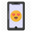 Emoji De Telefone Emoji Movel Smiley Ícone